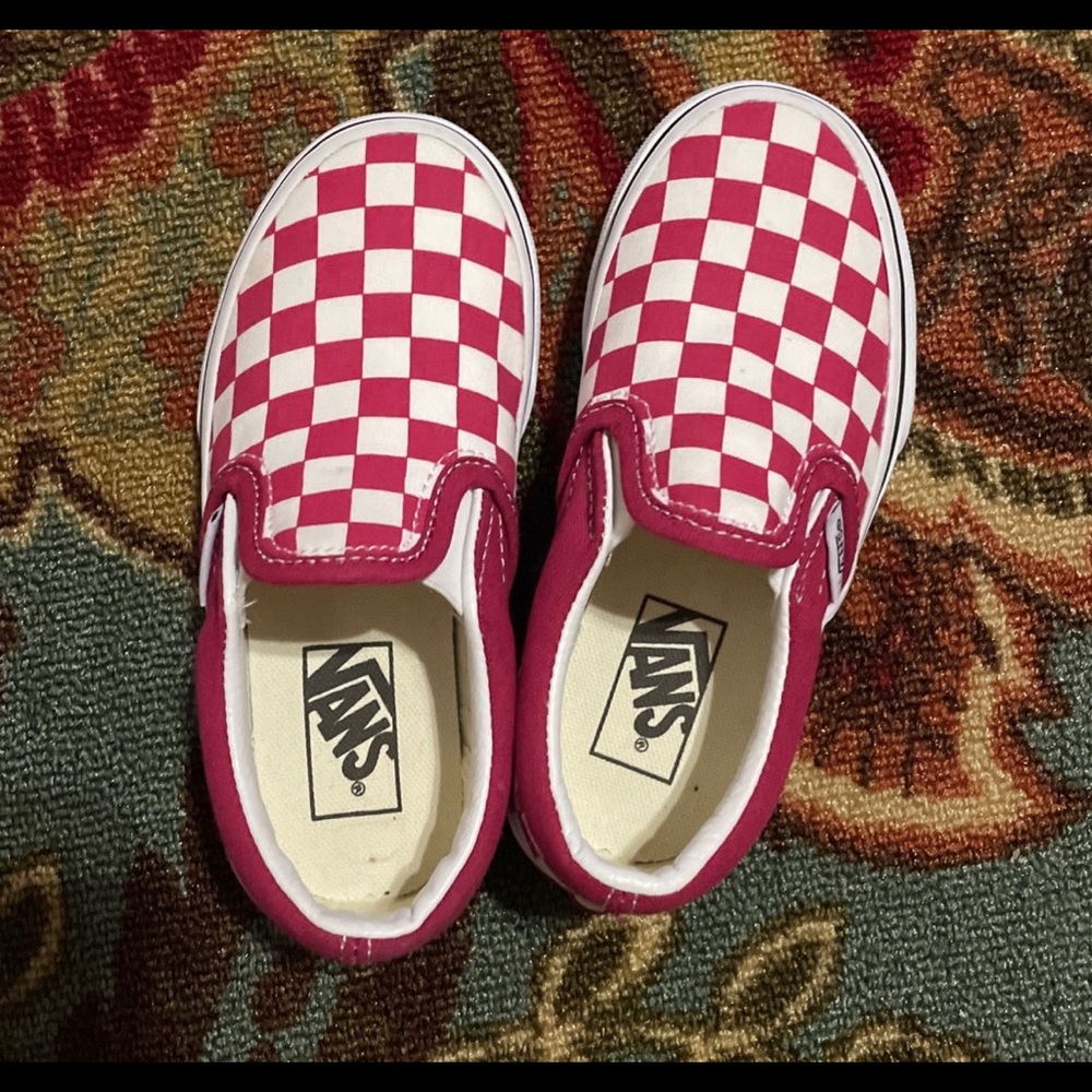 Kids vans MAROON girl or boy 10.5 NEW